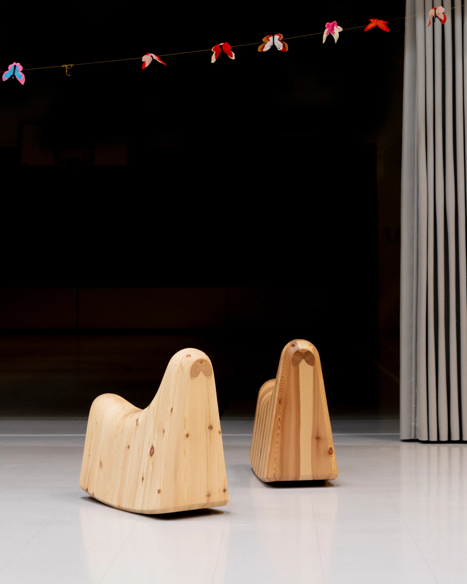 014 Norppa Rocking Toy gyngehest, Matt oljevokset furu Vaarnii