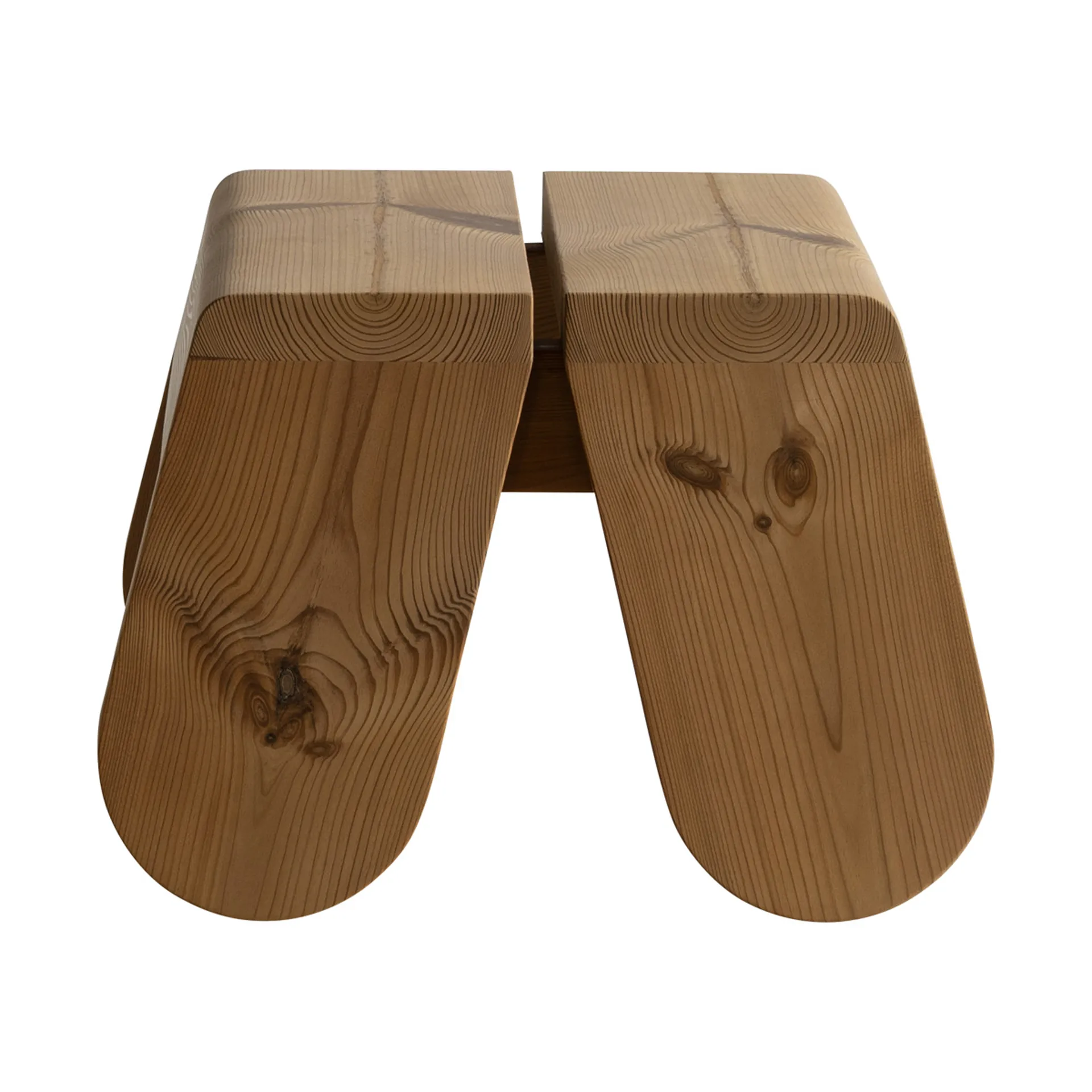 015 Peace Outdoor Foot Stool fotskammel, Varmebehandlet furu Vaarnii