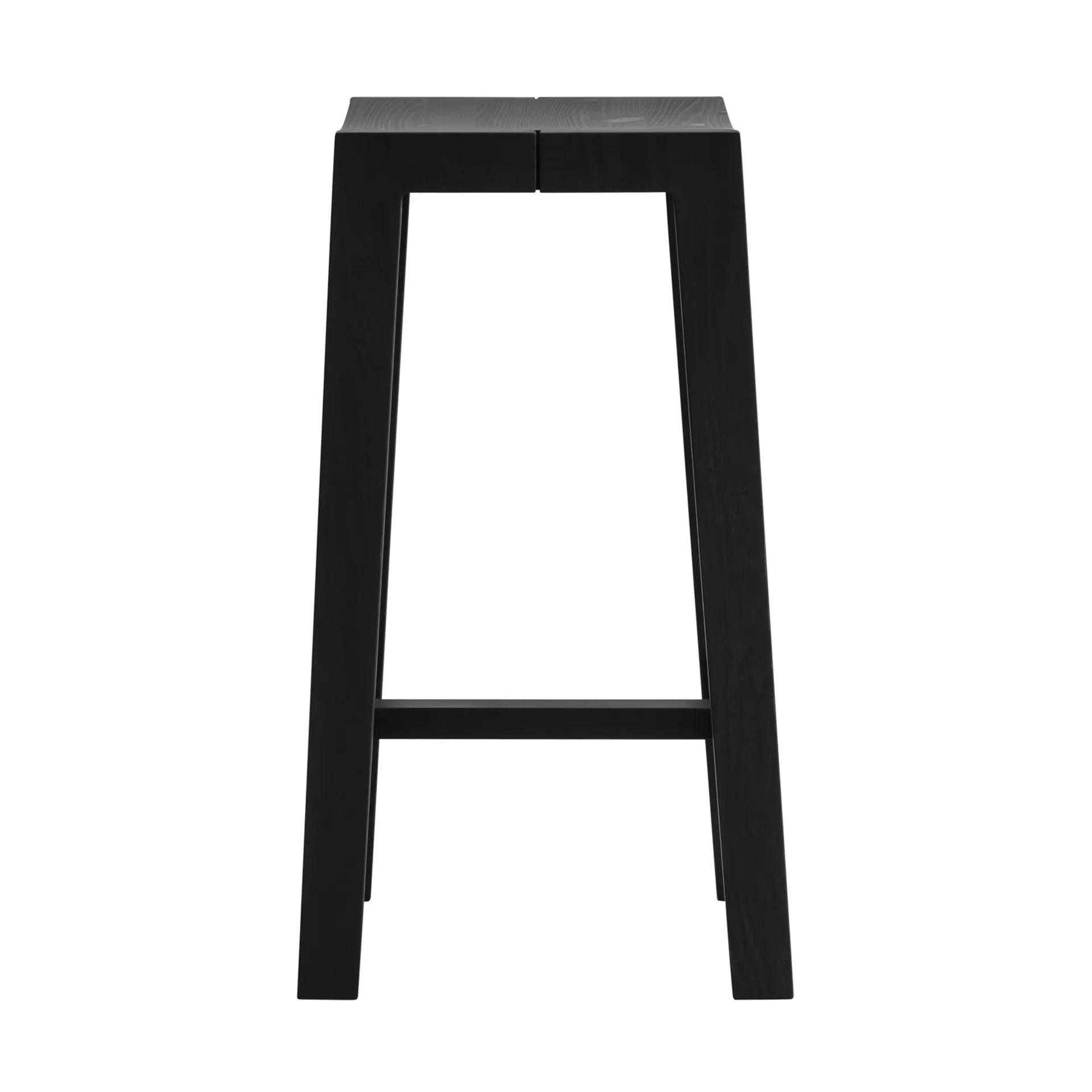 016 Maasto Bar Stool barkrakk, Svartbeiset furu, 65 cm Vaarnii