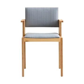 016 Maasto Dining Armchair karmstol - Matt oljevokset furu, frontkledd grå - Vaarnii