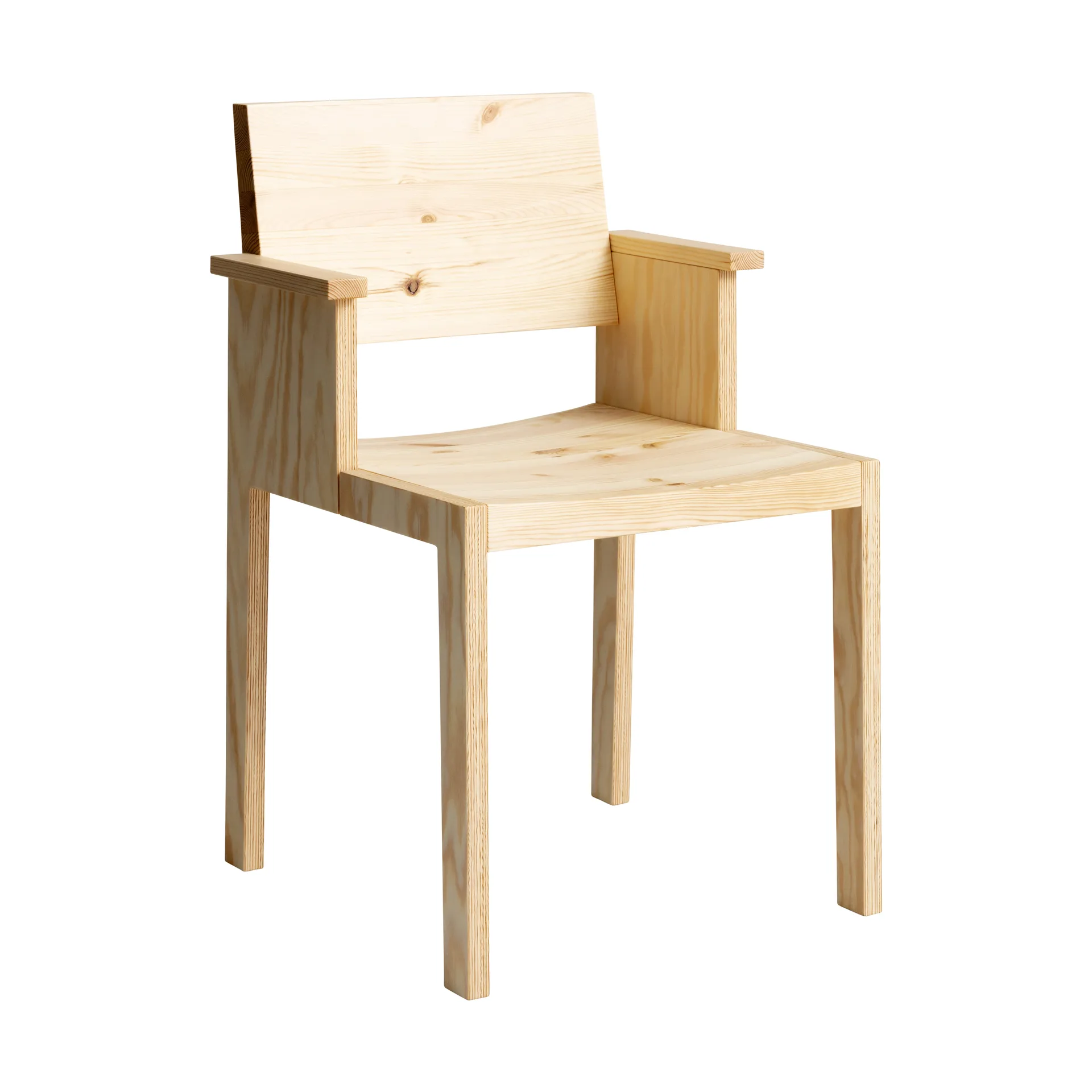 016 Maasto Dining Armchair karmstol, Matt oljevokset furu Vaarnii