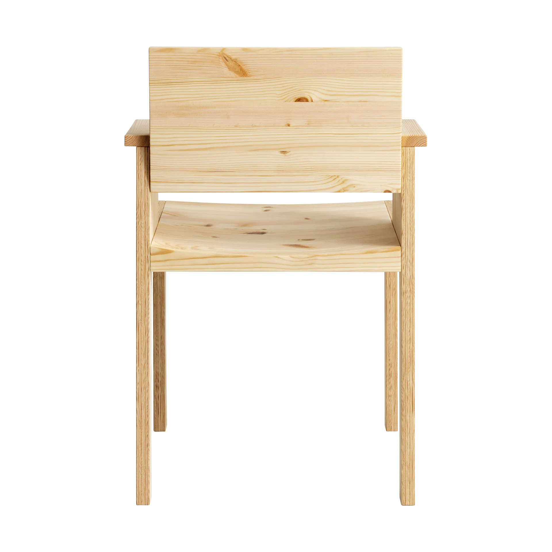 016 Maasto Dining Armchair karmstol, Matt oljevokset furu Vaarnii