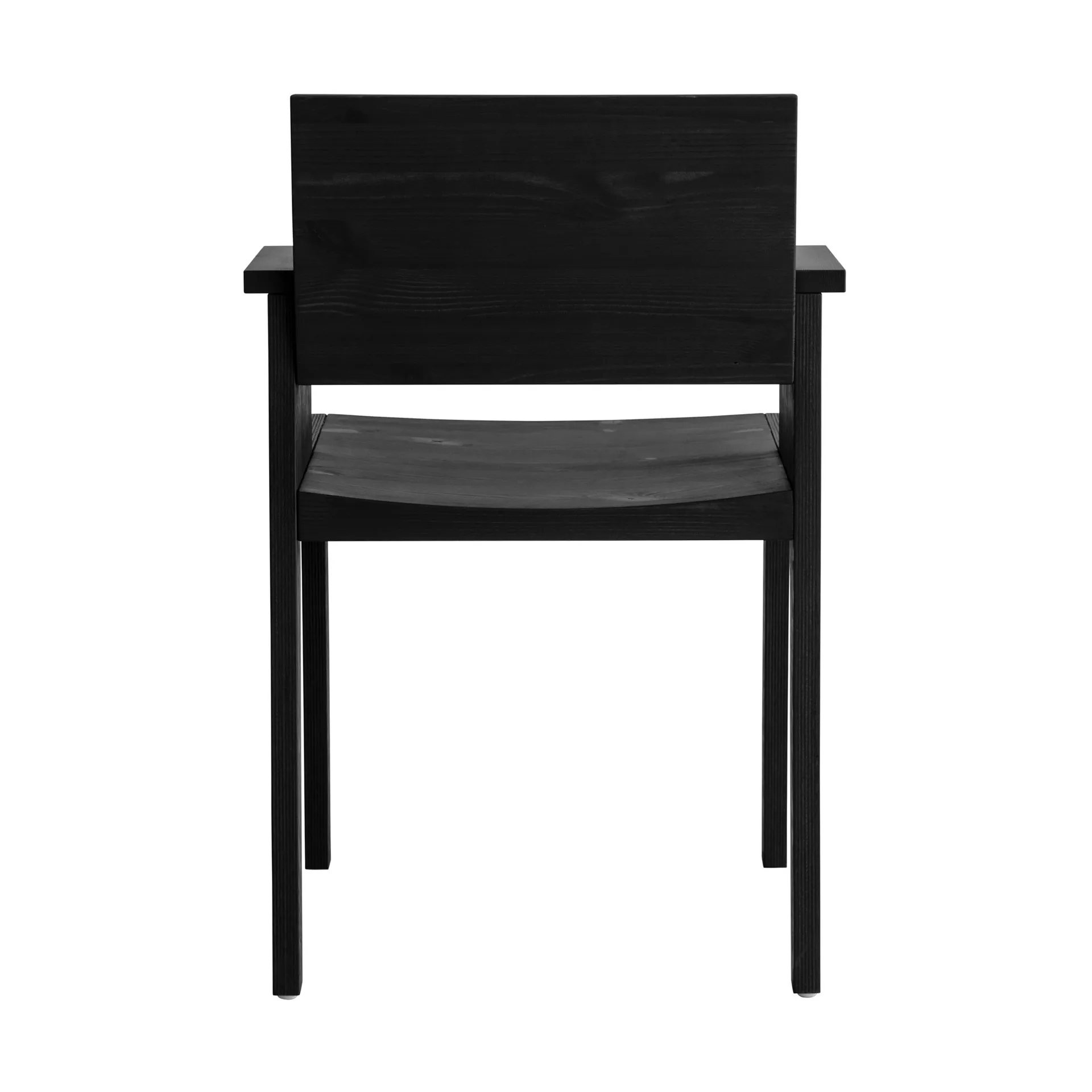 016 Maasto Dining Armchair karmstol, Svartbeiset furu Vaarnii