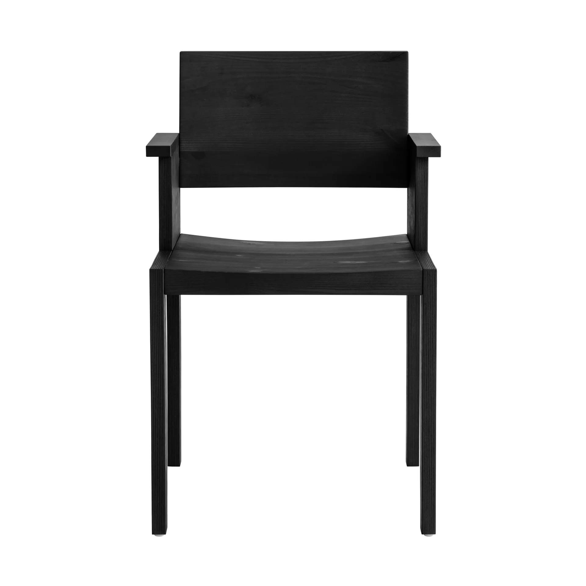 016 Maasto Dining Armchair karmstol, Svartbeiset furu Vaarnii