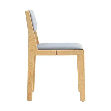 016 Maasto Dining Chair stol - Matt oljevokset furu, frontkledd grå - Vaarnii