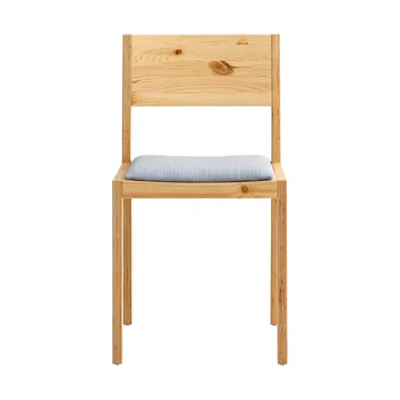 016 Maasto Dining Chair stol - Matt oljevokset furu, polstret sete grå - Vaarnii