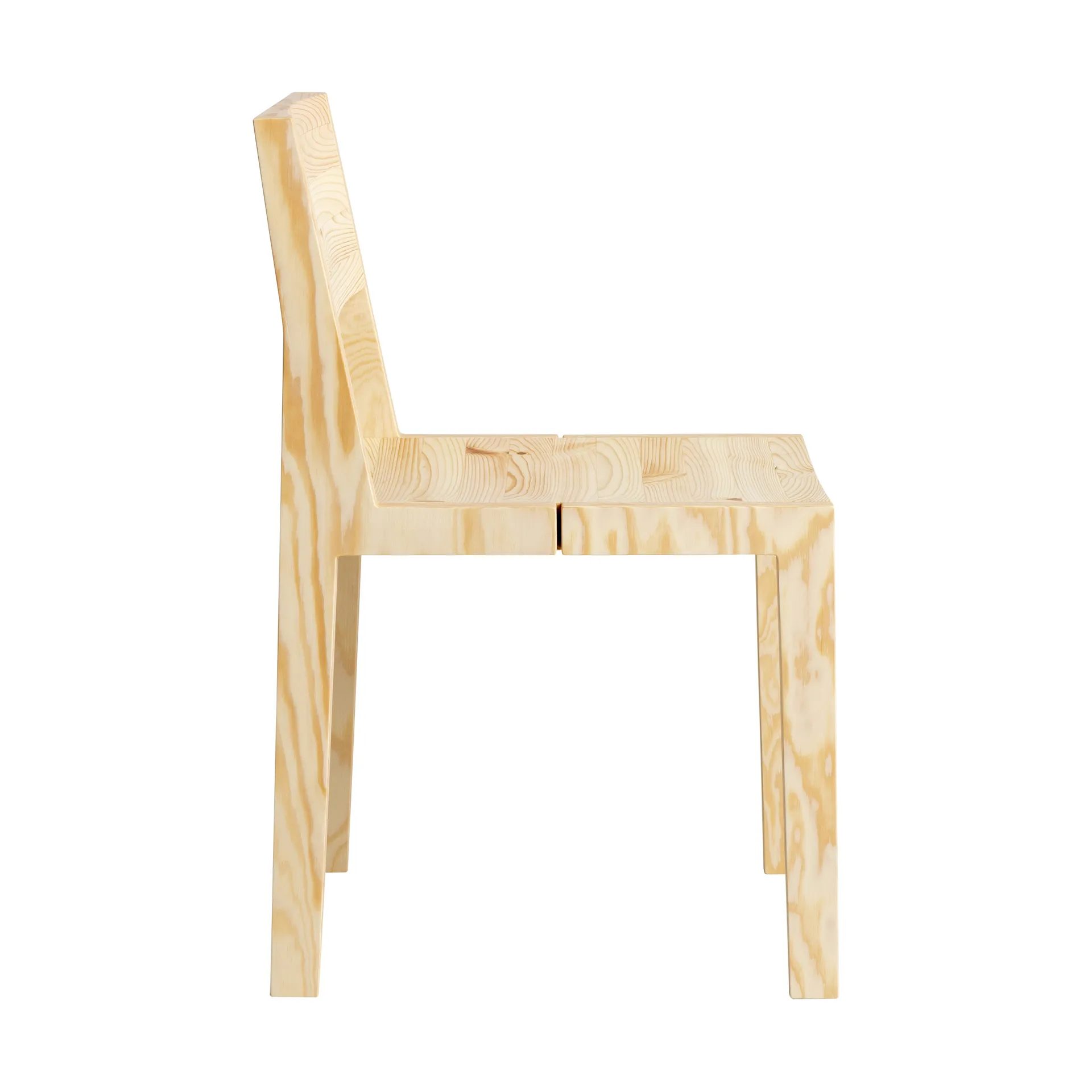 016 Maasto Dining Chair stol, Matt oljevokset furu Vaarnii