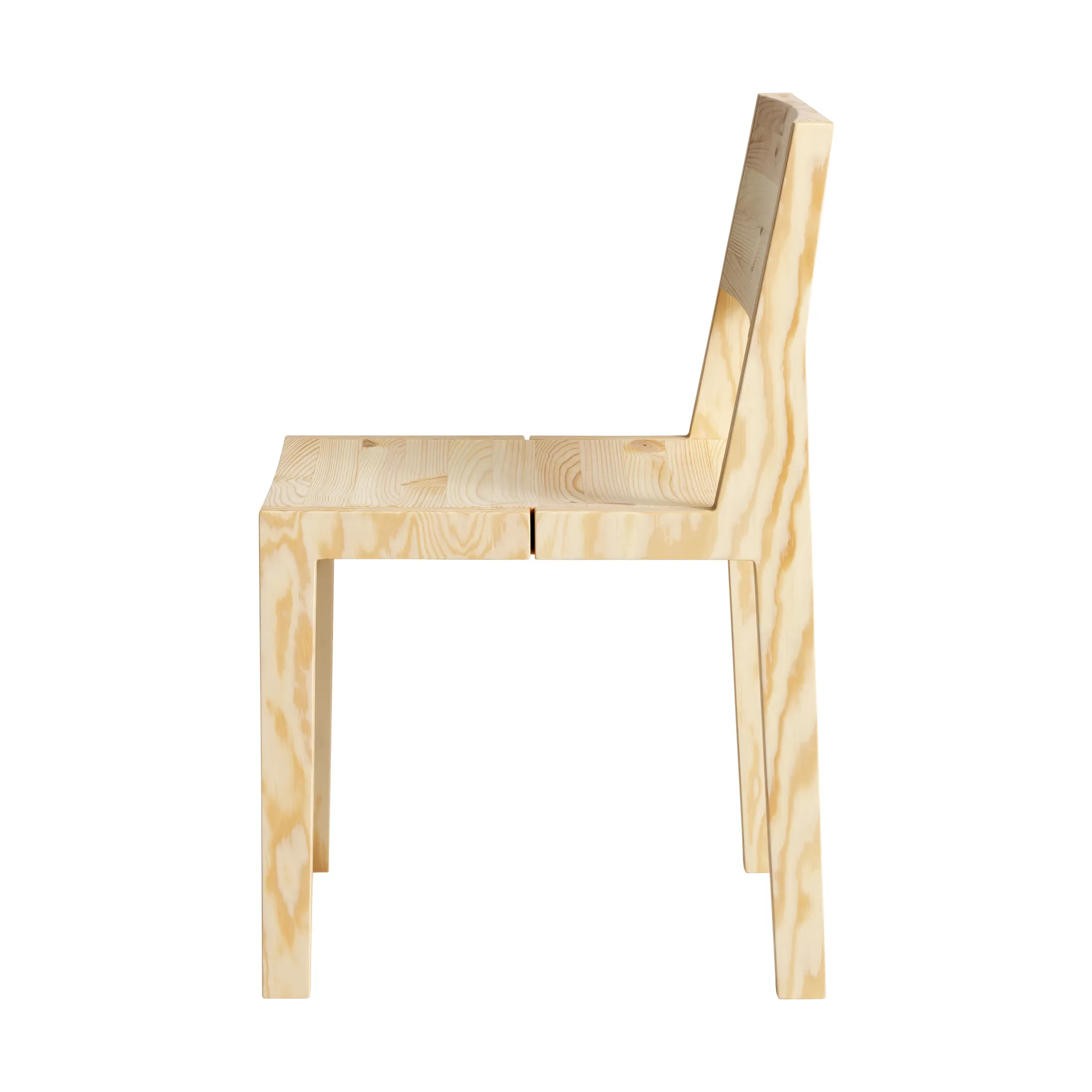 016 Maasto Dining Chair stol, Matt oljevokset furu Vaarnii