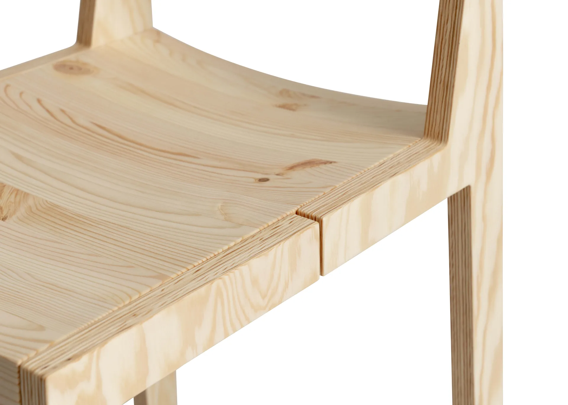 016 Maasto Dining Chair stol, Matt oljevokset furu Vaarnii