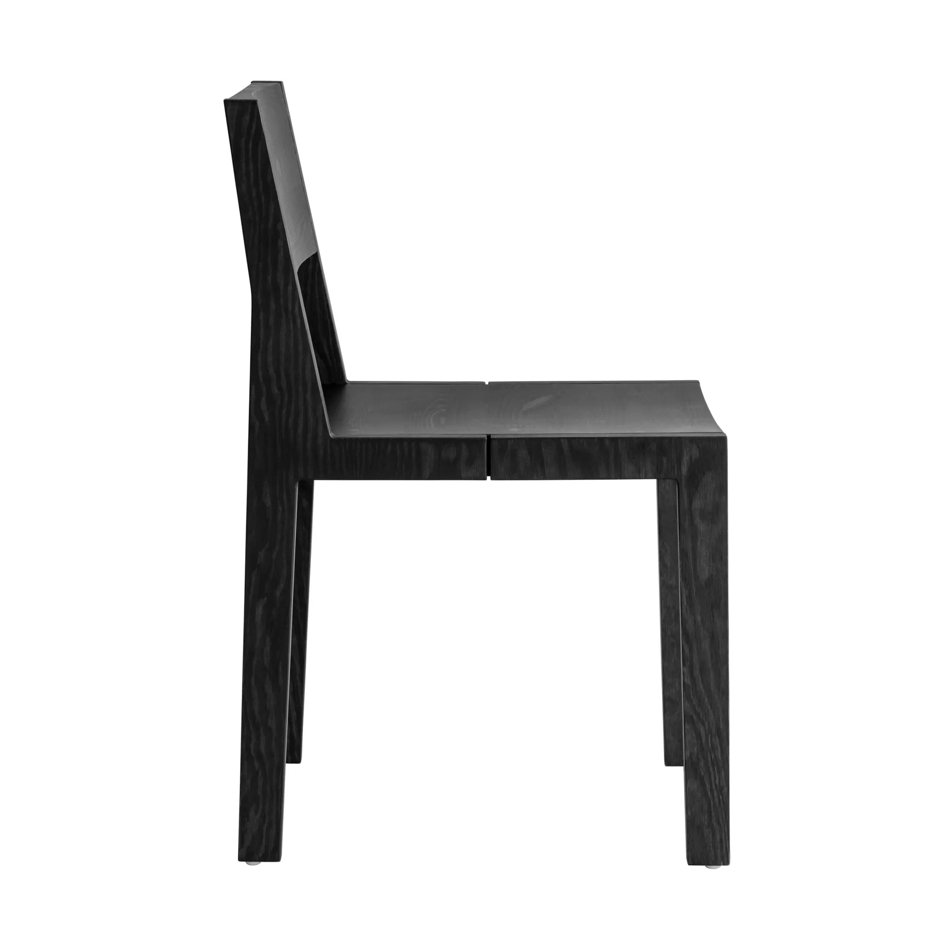 016 Maasto Dining Chair stol, Svartbeiset furu Vaarnii