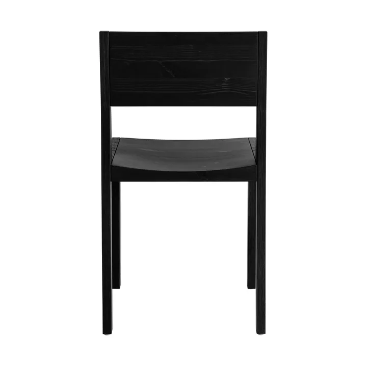 016 Maasto Dining Chair stol - Svartbeiset furu - Vaarnii