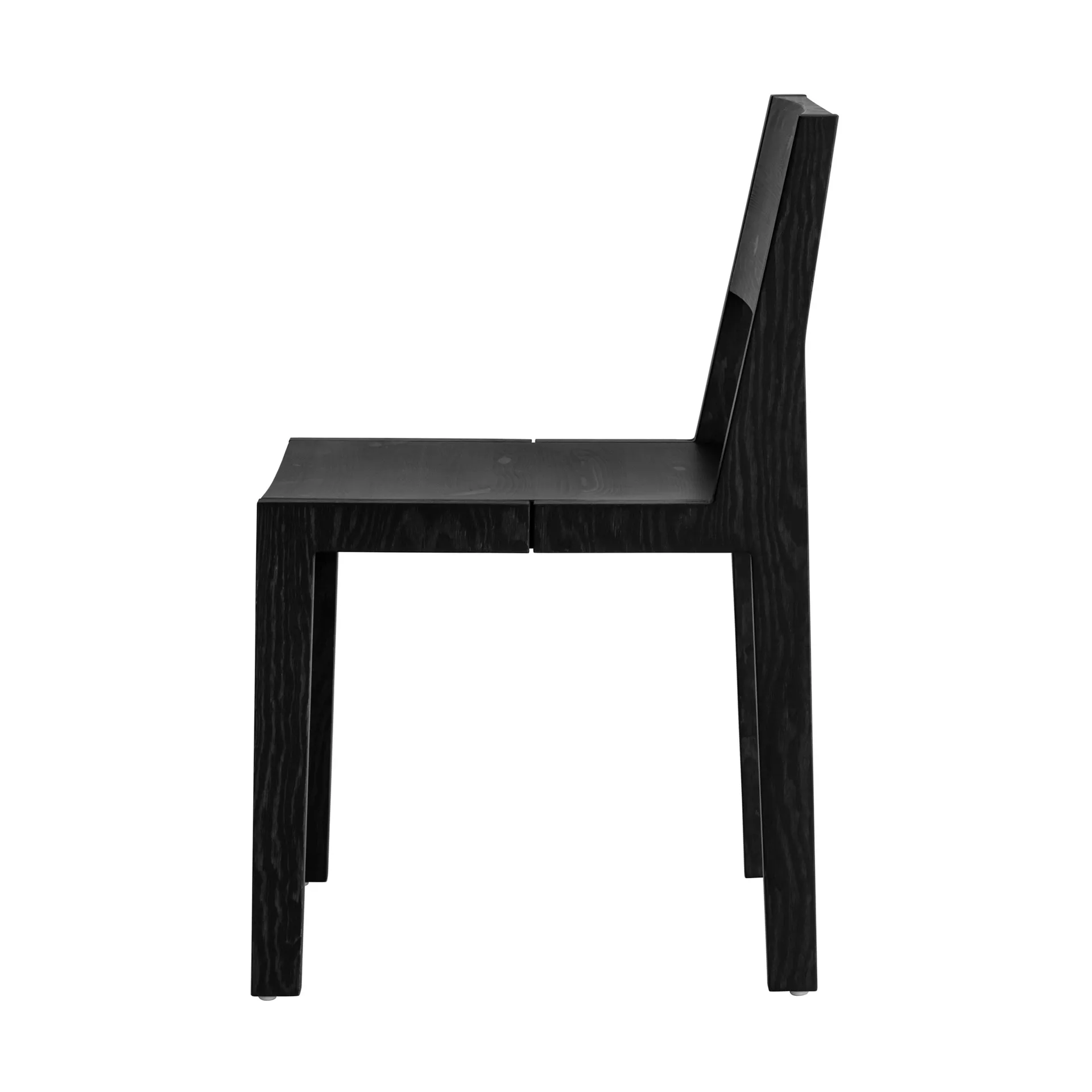 016 Maasto Dining Chair stol, Svartbeiset furu Vaarnii