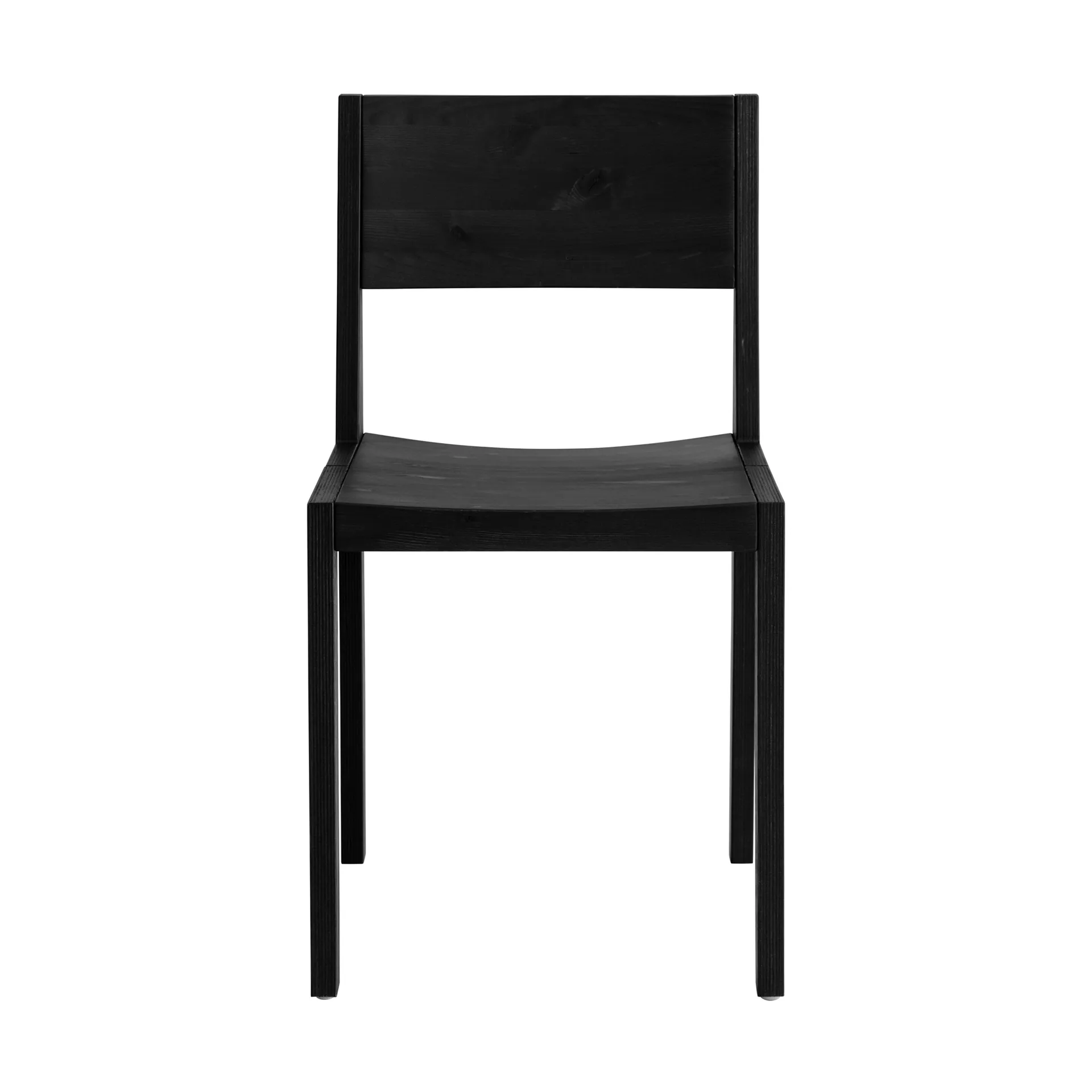 016 Maasto Dining Chair stol, Svartbeiset furu Vaarnii