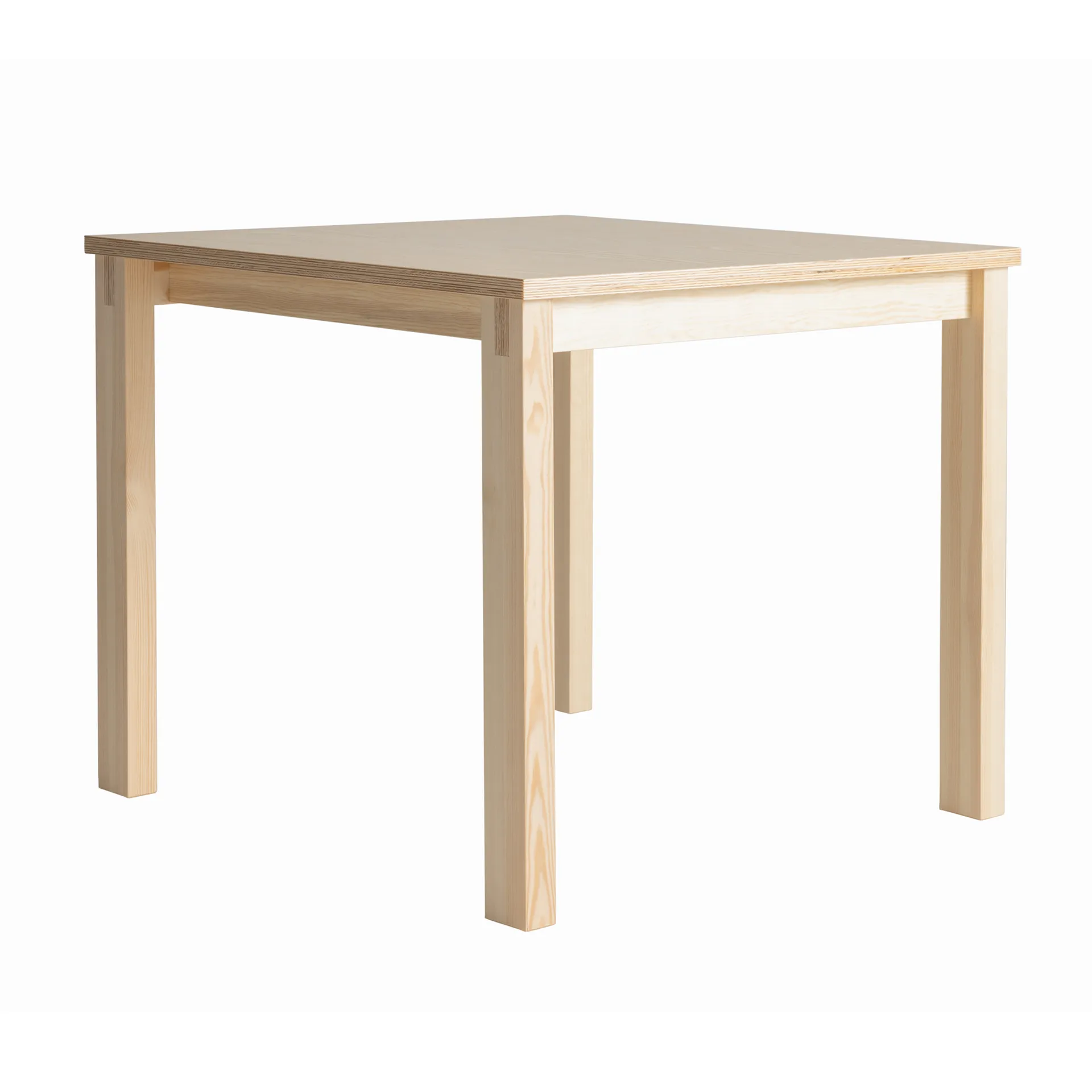016 Maasto Table bord, Matt oljevokset furu, 120x120x75 cm Vaarnii