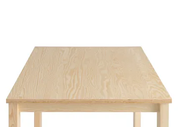 016 Maasto Table bord - Matt oljevokset furu, 120x120x75 cm - Vaarnii