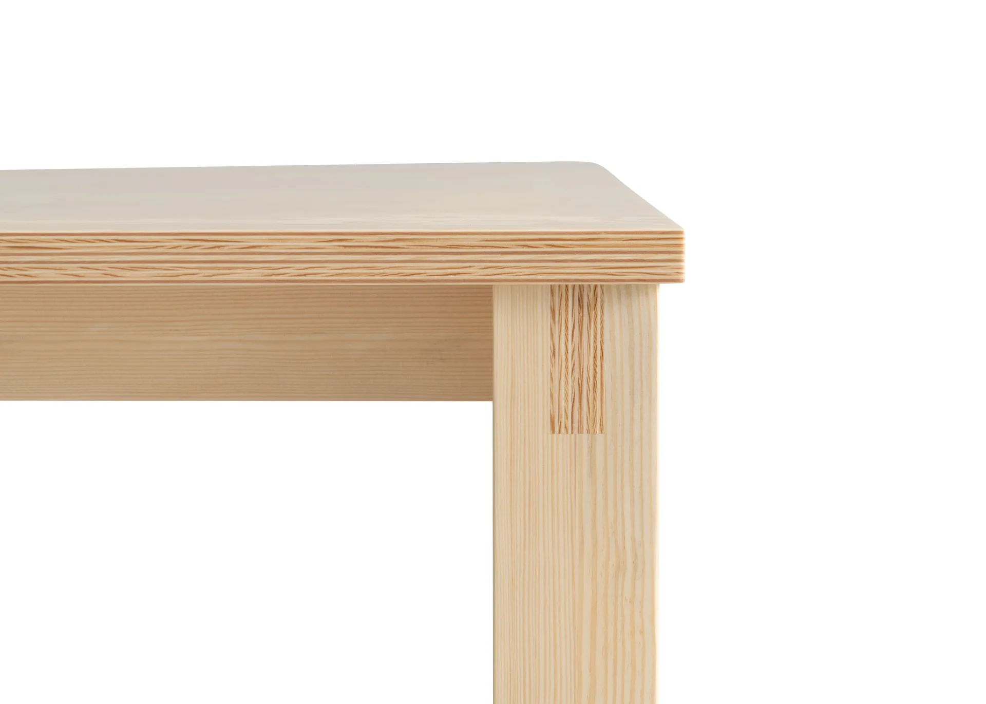 016 Maasto Table bord, Matt oljevokset furu, 200x90x75 cm Vaarnii