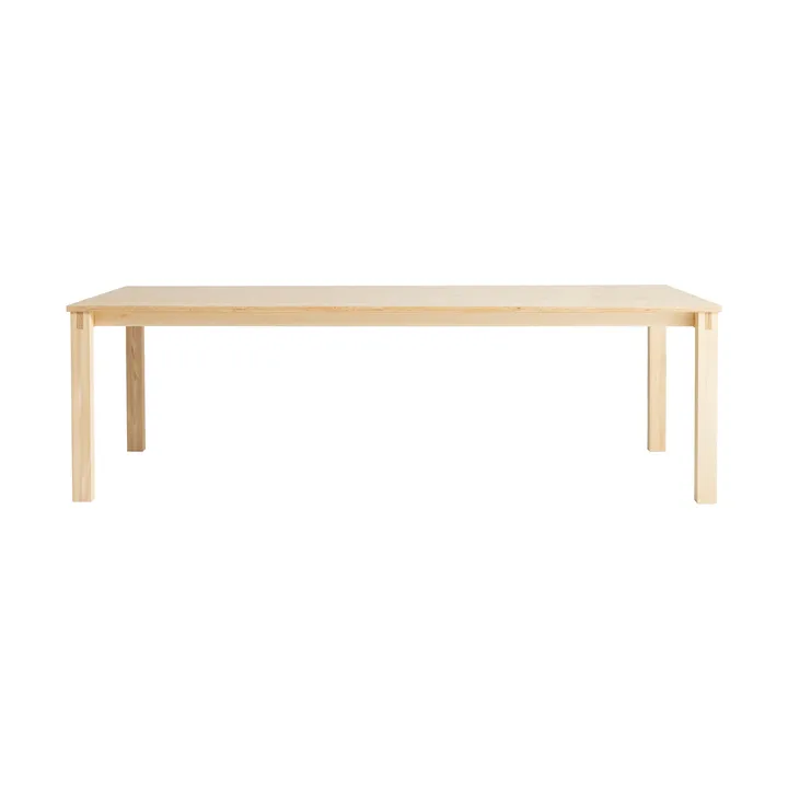 016 Maasto Table bord - Matt oljevokset furu, 245x90 cm - Vaarnii