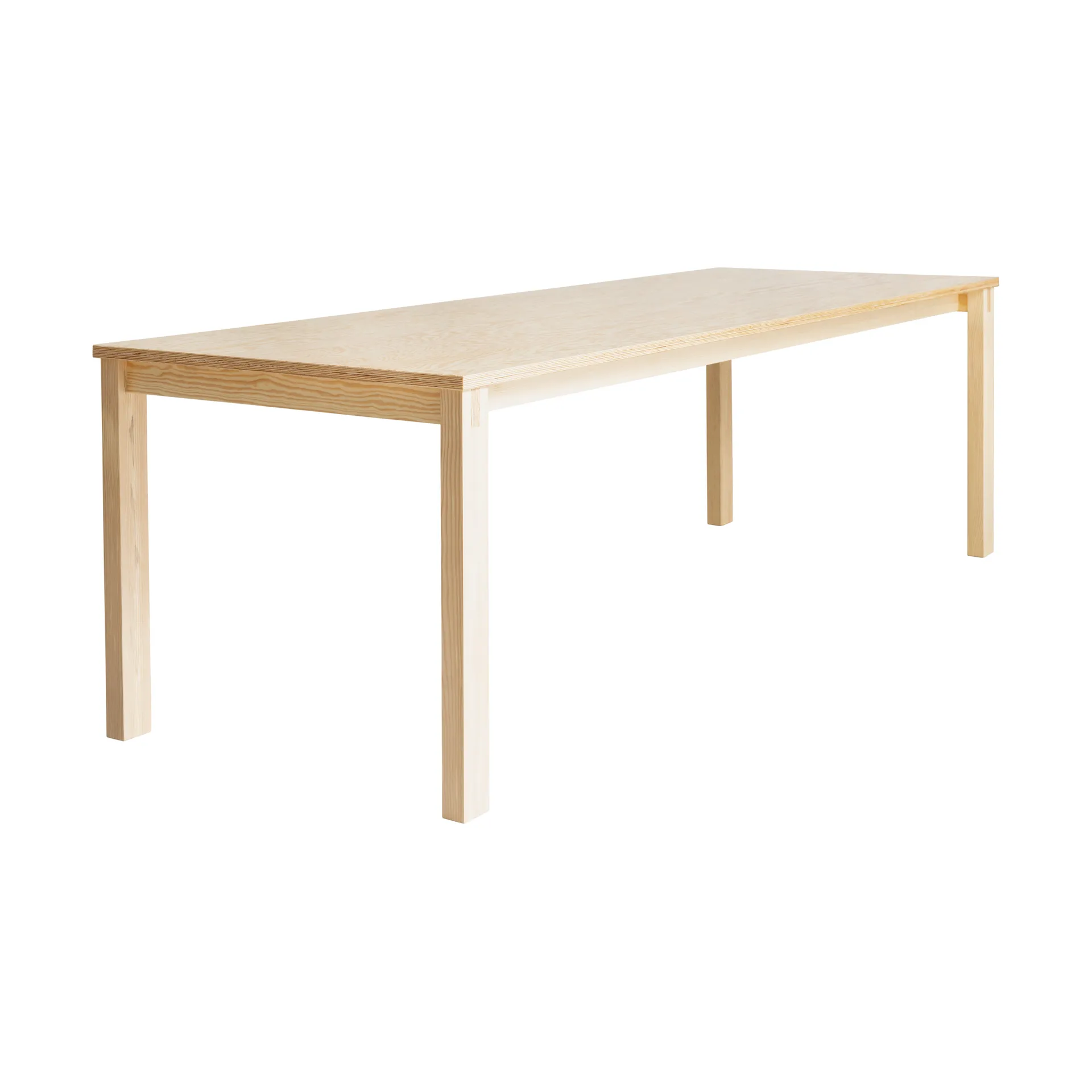 016 Maasto Table bord, Matt oljevokset furu, 245x90 cm Vaarnii