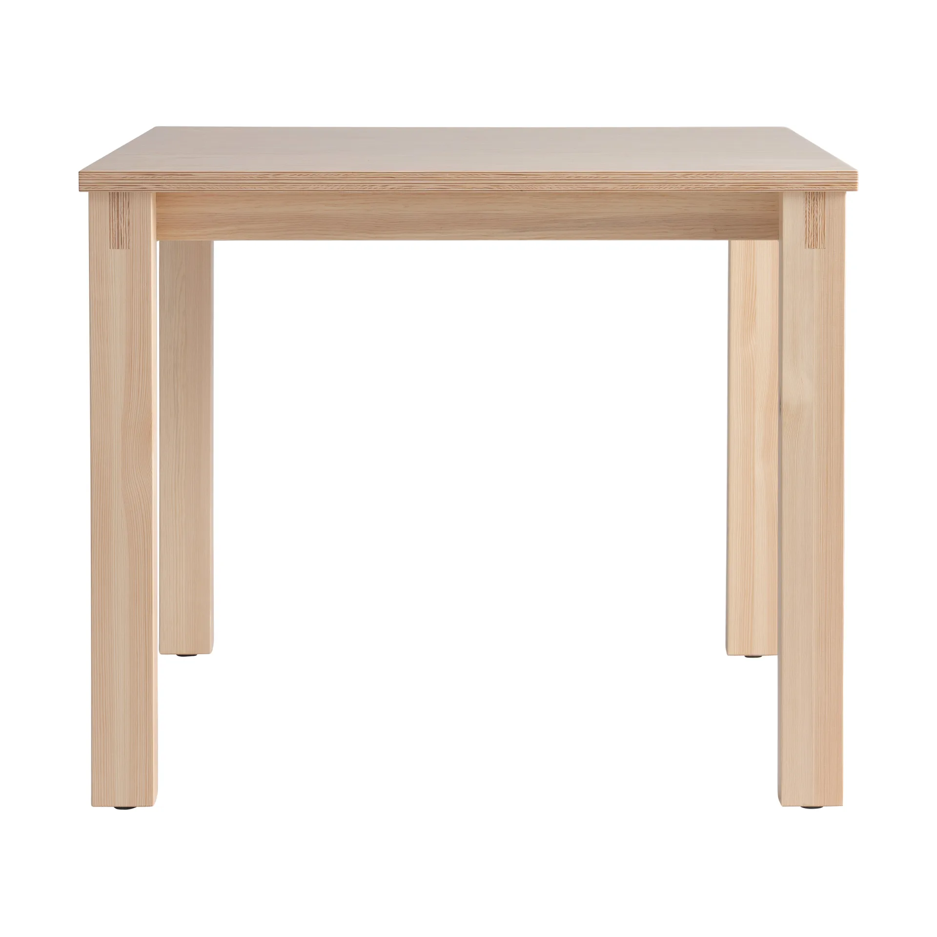 016 Maasto Table bord, Matt oljevokset furu, 90x90x75 cm Vaarnii