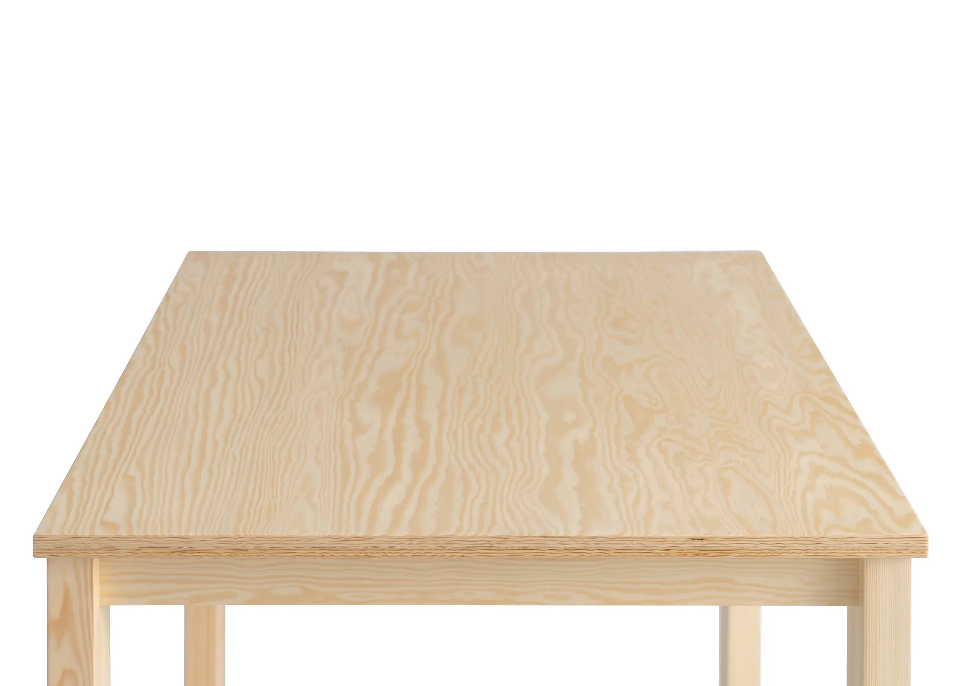 016 Maasto Table bord, Matt oljevokset furu, 90x90x75 cm Vaarnii