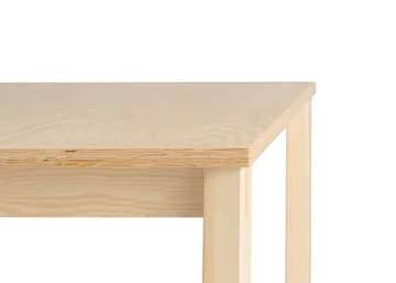 016 Maasto Table bord - Matt oljevokset furu, 90x90x75 cm - Vaarnii