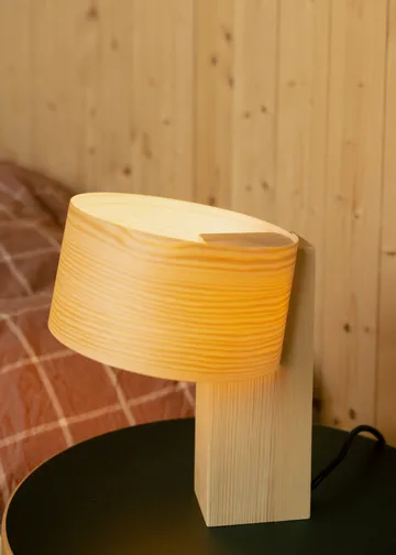 018 Hoop Table Lamp bordlampe - Matt oljevokset furu, 23 cm - Vaarnii