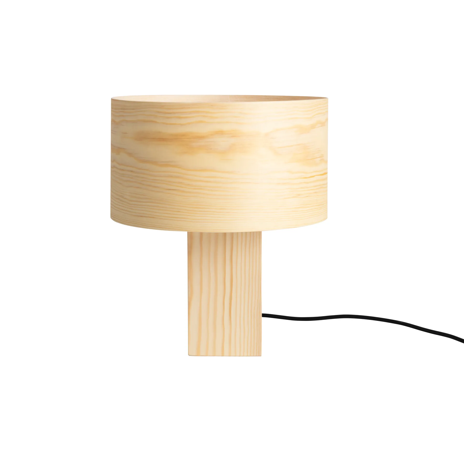 018 Hoop Table Lamp bordlampe, Matt oljevokset furu, 34 cm Vaarnii