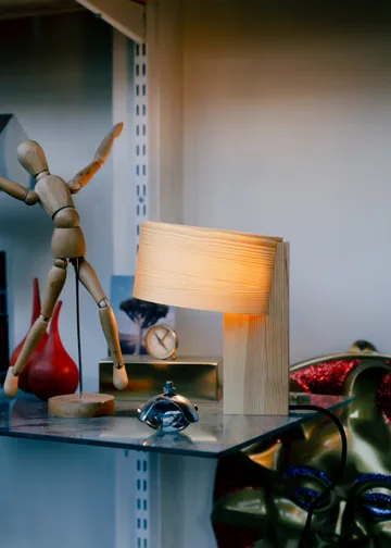 018 Hoop Table Lamp bordlampe - Matt oljevokset furu, 34 cm - Vaarnii