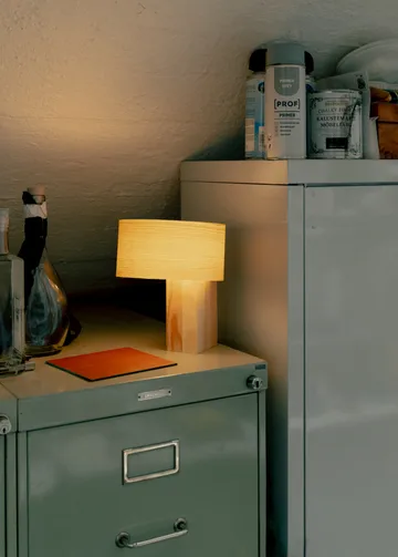 018 Hoop Table Lamp bordlampe - Matt oljevokset furu, 34 cm - Vaarnii