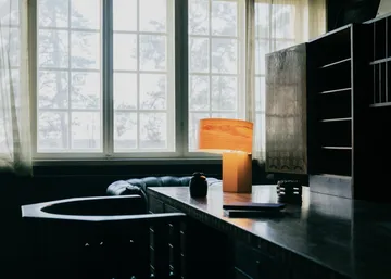 018 Hoop Table Lamp bordlampe - Matt oljevokset furu, 34 cm - Vaarnii