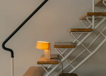 018 Hoop Table Lamp bordlampe - Matt oljevokset furu, 34 cm - Vaarnii