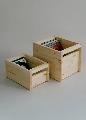 020 Koppa Crate oppbevaringsboks - Oljevokset furu, large 38x43x36 cm - Vaarnii