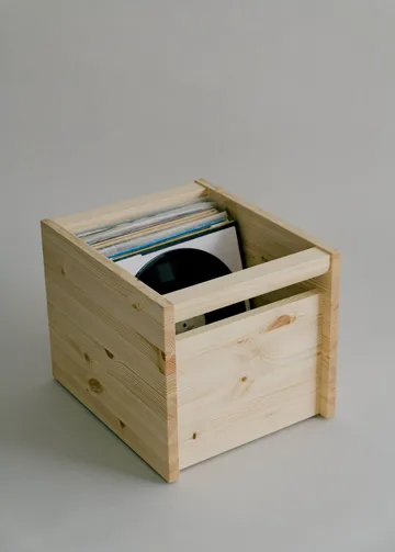 020 Koppa Crate oppbevaringsboks - Oljevokset furu, large 38x43x36 cm - Vaarnii