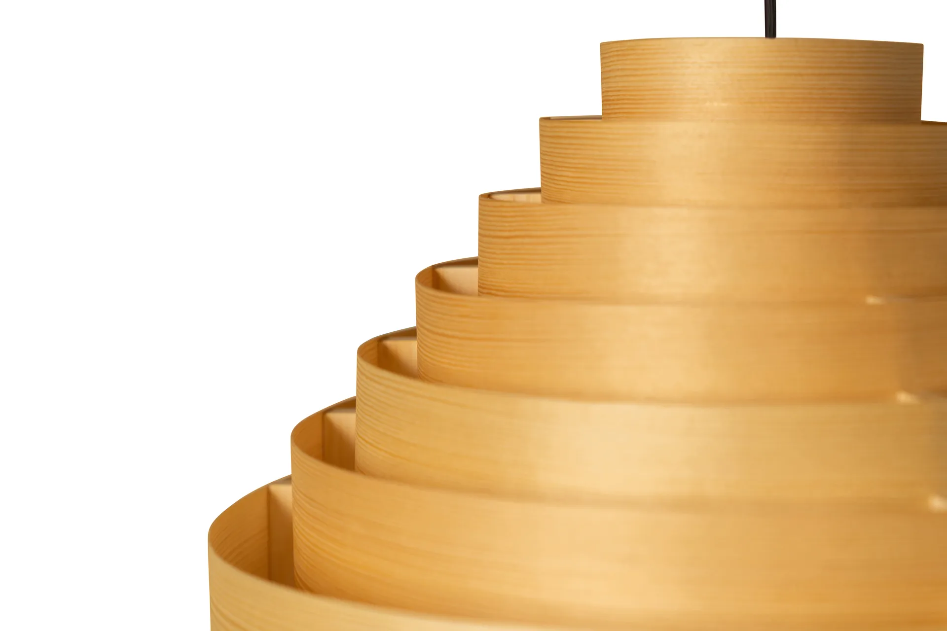 1001 Hans Pendant pendel, Matt oljevokset furu, Ø38 cm Vaarnii