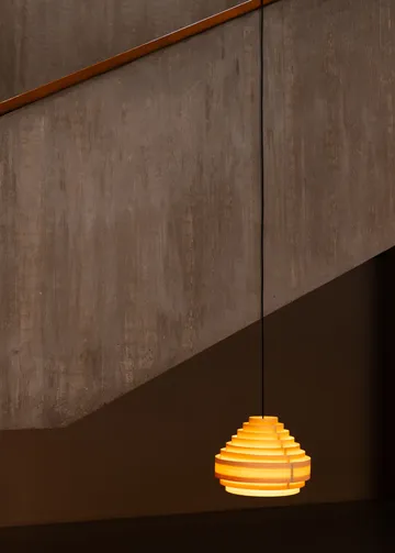 1001 Hans Pendant pendel - Matt oljevokset furu, Ø38 cm - Vaarnii