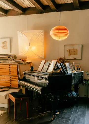 1002 Hans Pendant pendel - Matt oljevokset furu, Ø46 cm - Vaarnii