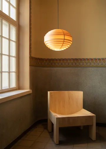 1002 Hans Pendant pendel - Matt oljevokset furu, Ø46 cm - Vaarnii