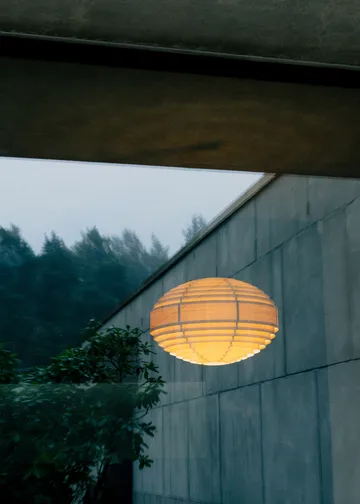 1002 Hans Pendant pendel - Matt oljevokset furu, XL Ø70 cm - Vaarnii