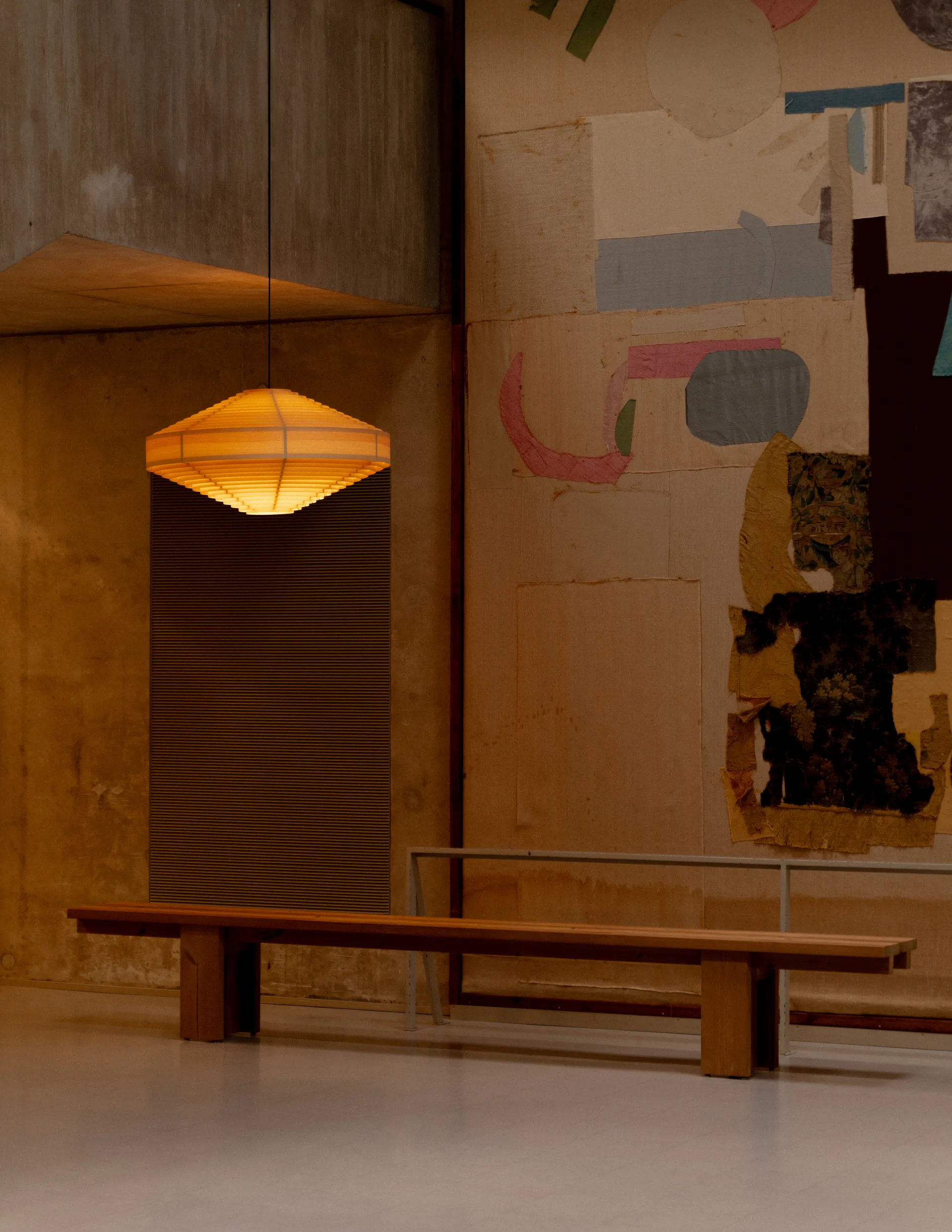 1003 Hans Pendant pendel, Matt oljevokset furu, Ø60 cm Vaarnii