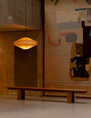 1003 Hans Pendant pendel - Matt oljevokset furu, Ø60 cm - Vaarnii