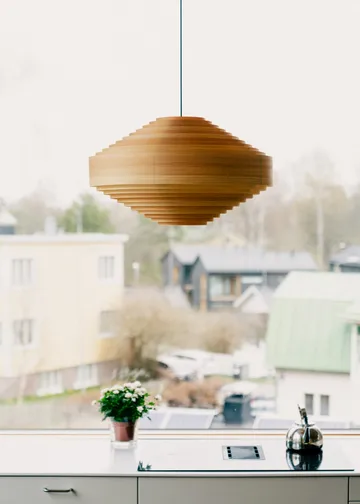 1003 Hans Pendant pendel - Matt oljevokset furu, Ø60 cm - Vaarnii
