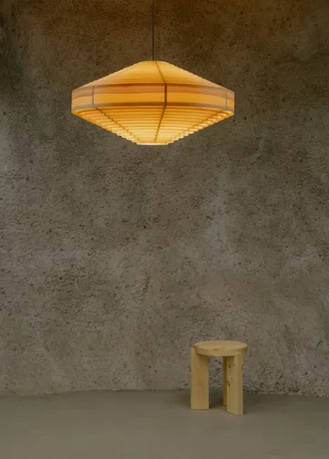 1003 Hans Pendant pendel - Matt oljevokset furu, XL Ø90 cm - Vaarnii