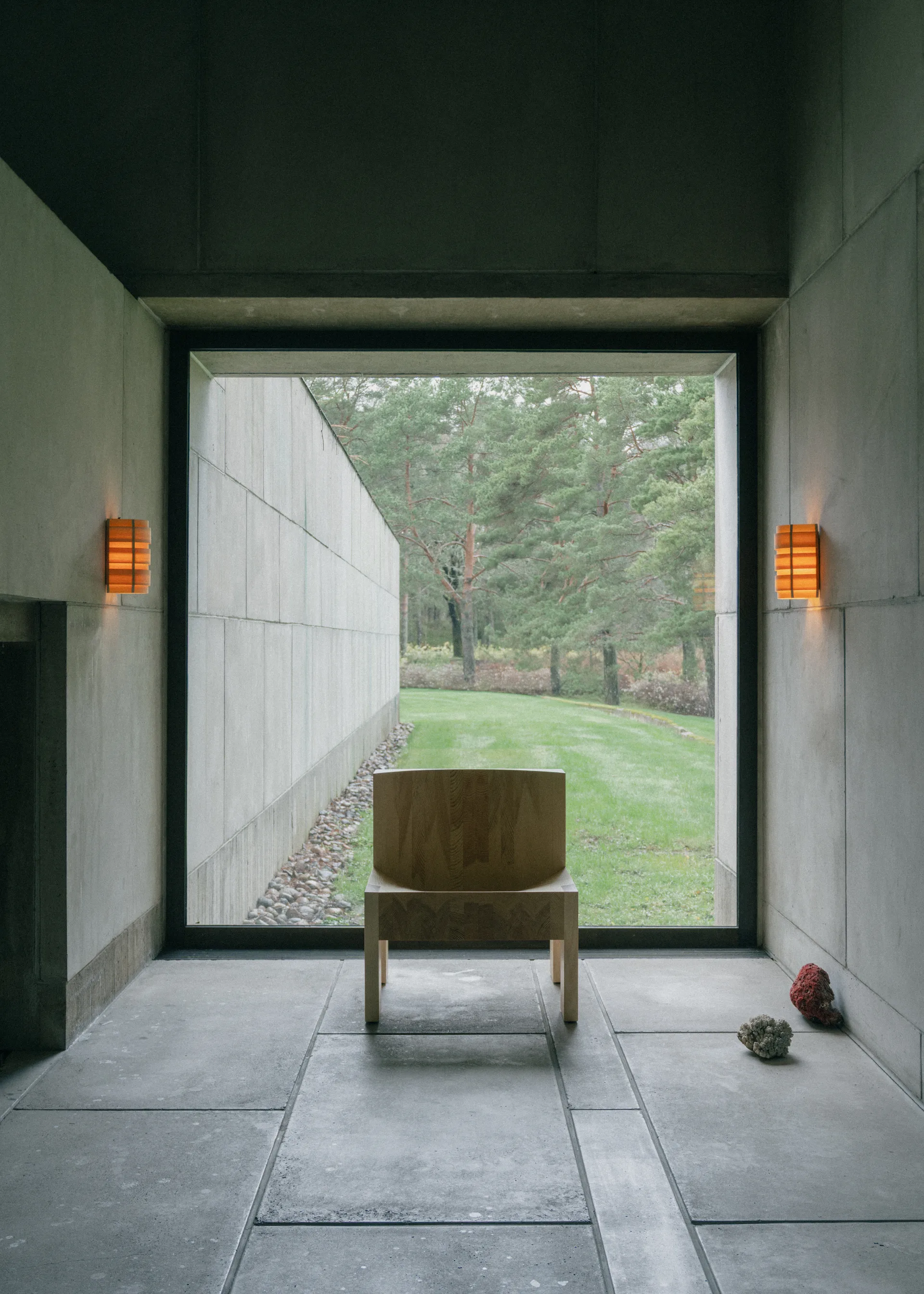 1004 Hans Wall Light, Matt oljevokset furu, 16x24 cm Vaarnii