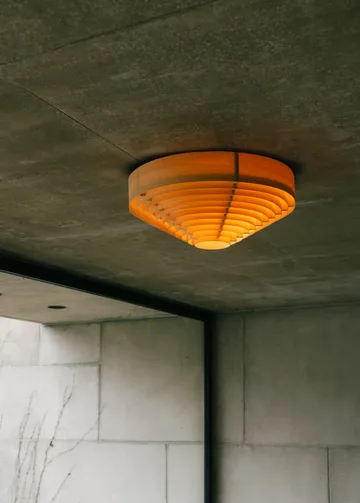 1005 Hans Ceiling Light plafond - Matt oljevokset furu, Ø55 cm - Vaarnii