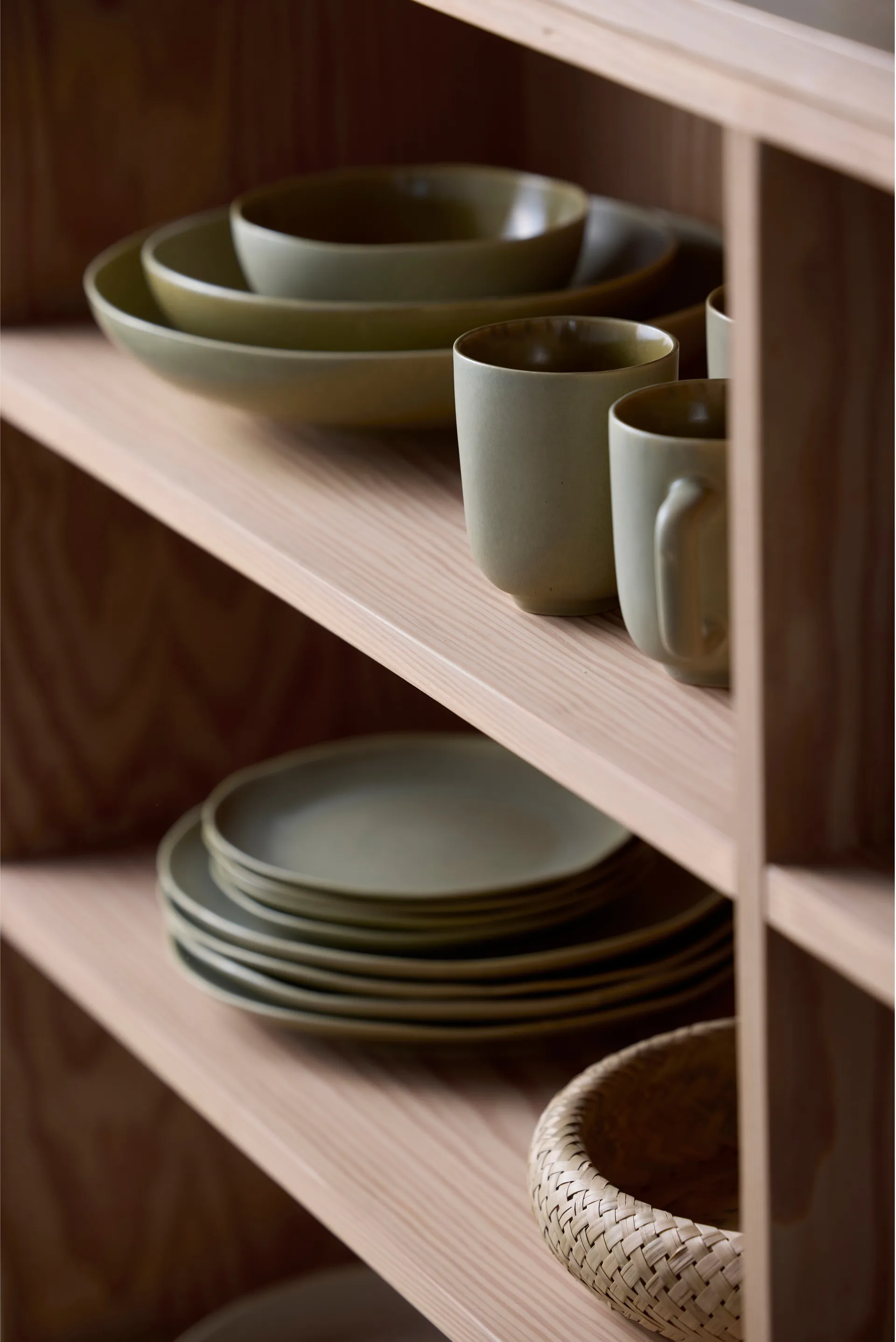 Shoku soyaskål Ø9 cm, Pure Green Villa Collection