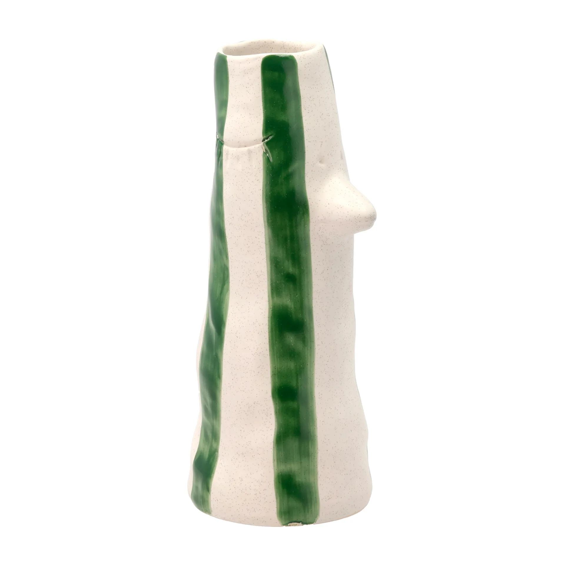 Styles vase med nebb og øyevipper 26 cm, Green Villa Collection