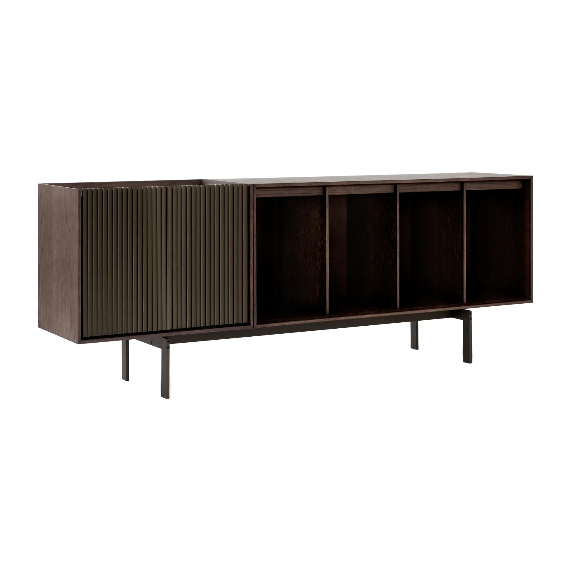 Vipp Cabinet Chimney sideboard 176,8x38x68 cm, Dark oak Vipp