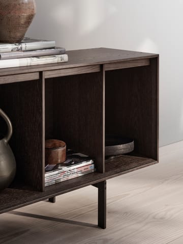 Vipp Cabinet H1 sideboard med ben - Dark oak-marble, dører - Vipp