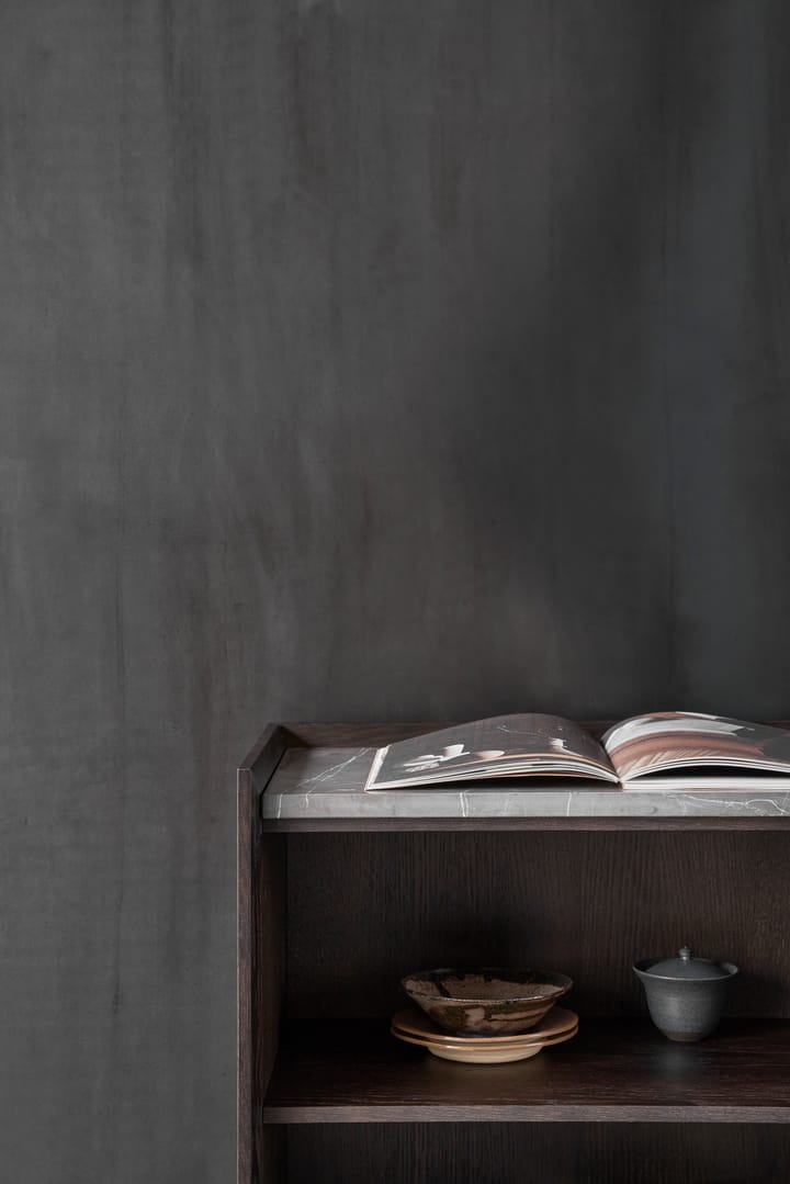 Vipp Cabinet H3 sideboard med ben, Dark oak-marmor Vipp