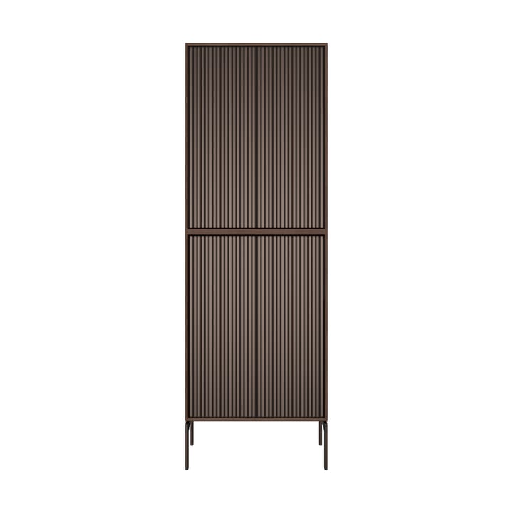 Vipp Cabinet H4 skap med ben - Dark oak, dører - Vipp